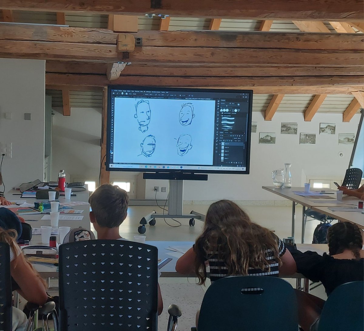 Atelier Création de script BD avec Gilles Bellevaut & Laurent Schafer