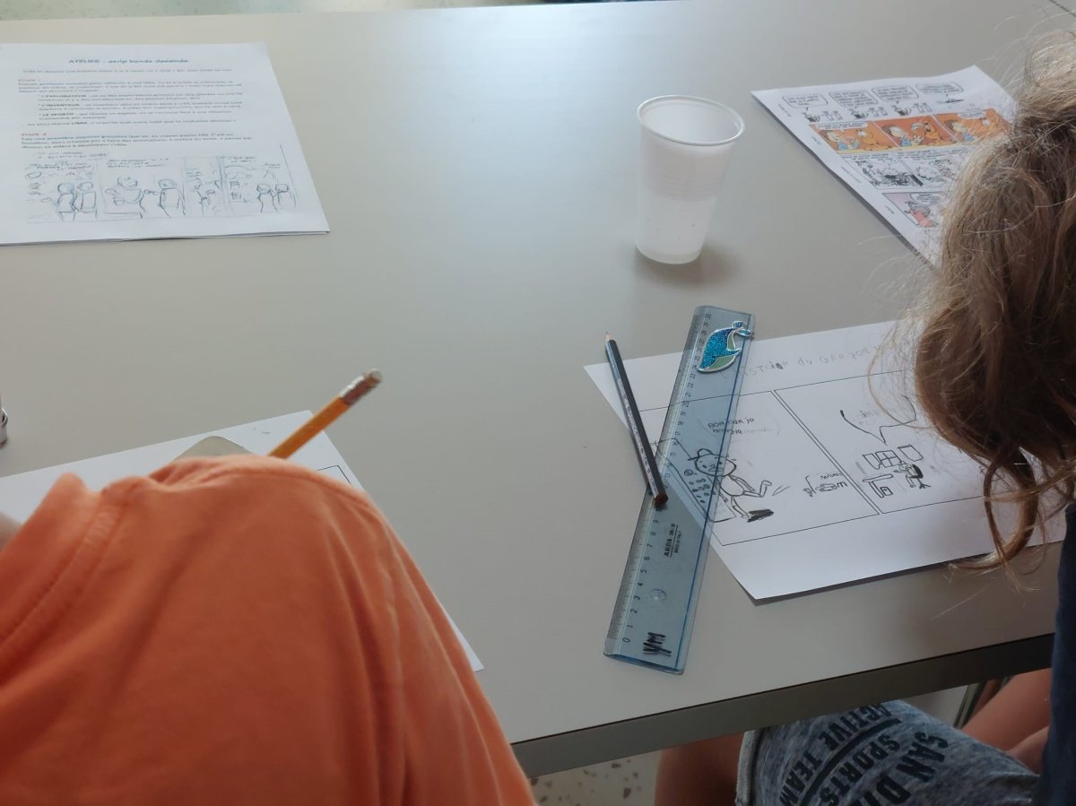 Atelier Création de script BD avec Gilles Bellevaut & Laurent Schafer